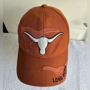 Orange Longhorn Cap